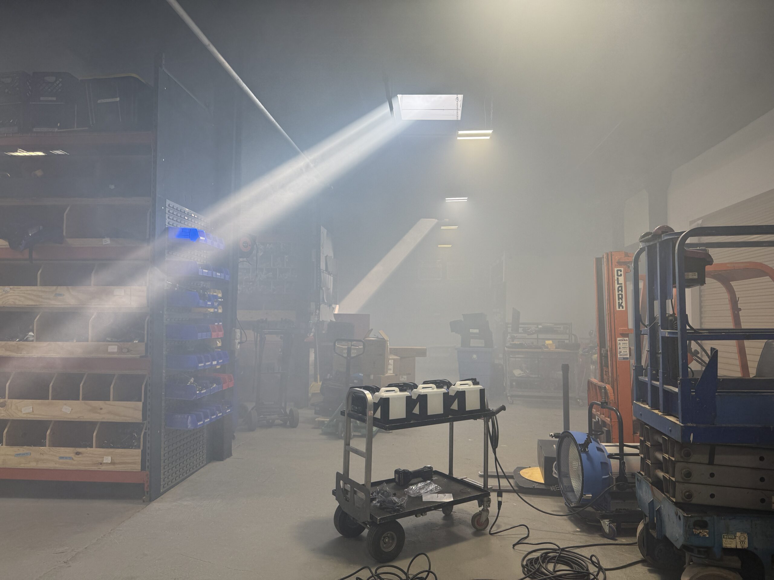 Titan 1500 with Heavy Fog Fluid